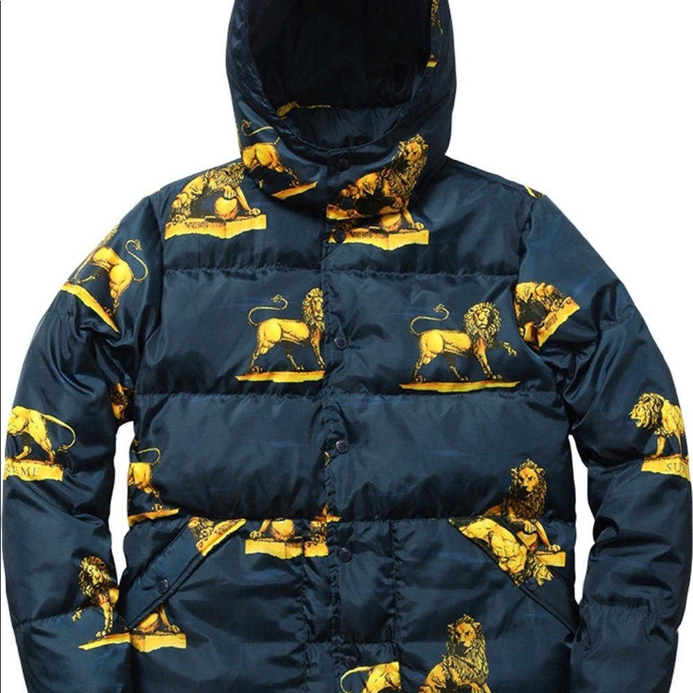 *auth* Supreme FW 13 lions puffer